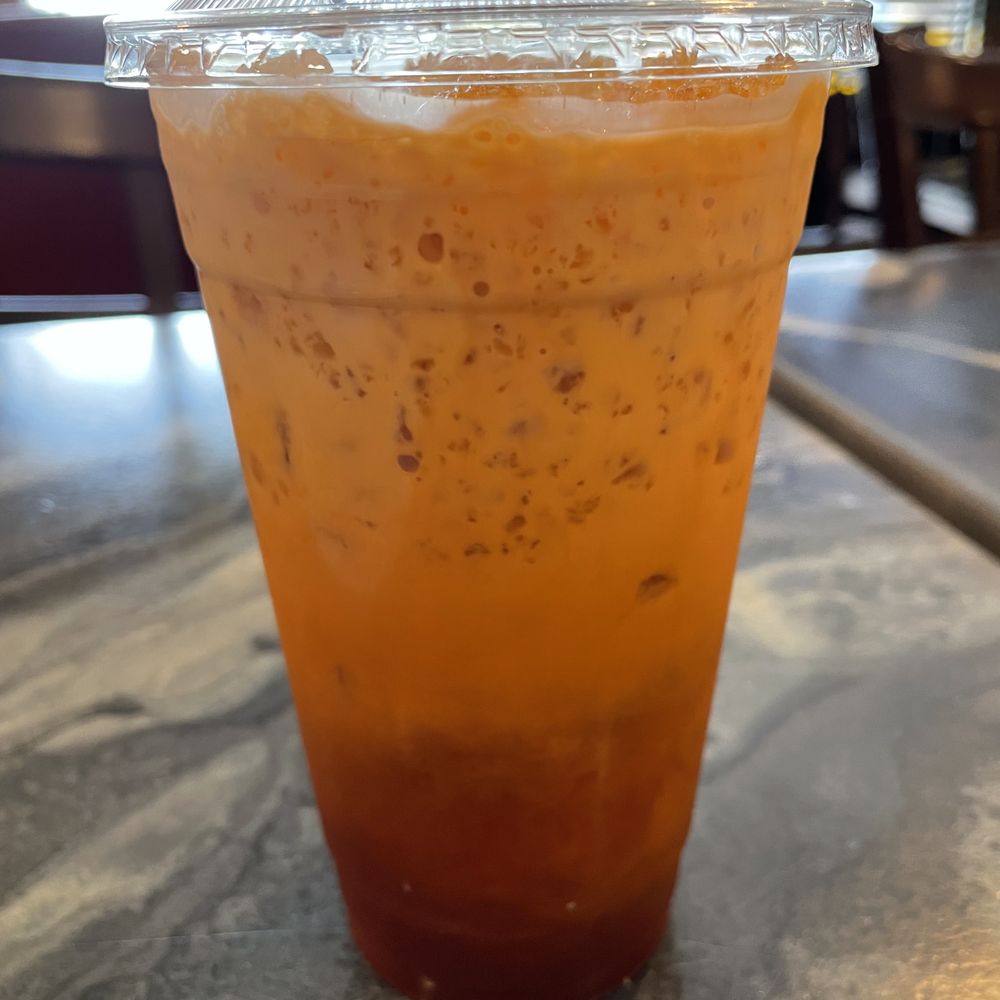 Tantawan Thai Kitchen - Thai Iced Tea ($4) was very good. Not as sweet as most. - Thai Near Me - West Covina, California Tantawan Thai Kitchen - Thai Iced Tea ($4) was very good. Not as sweet as most. - Thai Near Me - West Covina, California