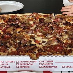 New Wayne Pizza - Square Meat Lovers Pizza