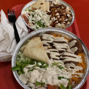 The Halal Guys - Chicken platter and falafel platter - Middle Eastern Near Me - Union, New Jersey The Halal Guys - Chicken platter and falafel platter - Middle Eastern Near Me - Union, New Jersey