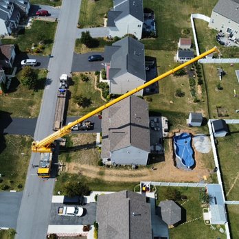 Flohr Pools - Amazing Crane Work by Flohr Pools! - Hot Tub & Pool Near Me - Hagerstown, Maryland Flohr Pools - Amazing Crane Work by Flohr Pools! - Hot Tub & Pool Near Me - Hagerstown, Maryland