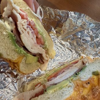 Tahoe Bagel - Turkey. Good amount of everything. Jalepeno cheddar Yumm - Bagels Near Me - Reno, Nevada Tahoe Bagel - Turkey. Good amount of everything. Jalepeno cheddar Yumm - Bagels Near Me - Reno, Nevada