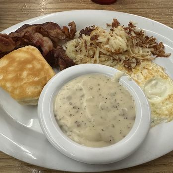 Cloverleaf Family Restaurant - Biscuit and gravy with gravy on the side - Diners Near Me - Bloomington, Indiana Cloverleaf Family Restaurant - Biscuit and gravy with gravy on the side - Diners Near Me - Bloomington, Indiana
