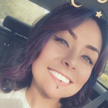 Hairy Odd Mother - Purple and blue money pieces with Dani - Hair Extensions Near Me - Puyallup, Washington Hairy Odd Mother - Purple and blue money pieces with Dani - Hair Extensions Near Me - Puyallup, Washington