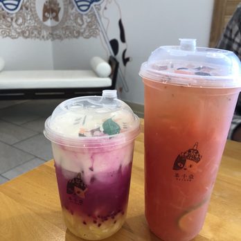 Timeless Tea - Small Milk Cream Pineapple and Watermelon refresher - Desserts Near Me - Seattle, Washington