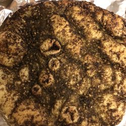 Baraka Bakery & Grocery - Zaatar on pita - delicious!!!