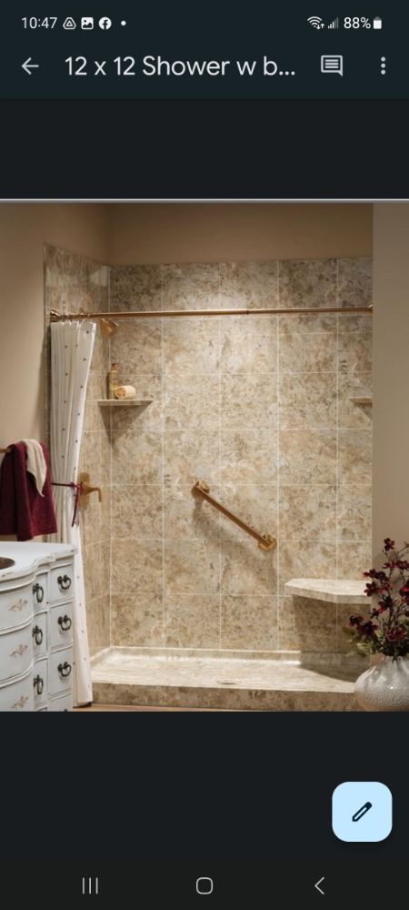 Slide of Acrylic Bathroom And Safety Shower Designs