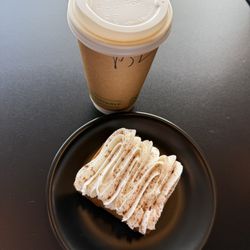 ContempoRoast Coffee & Roastery - Pumpkin Bar (Allergen Free) and Pumpkin Spice Latte. Both are really nice!