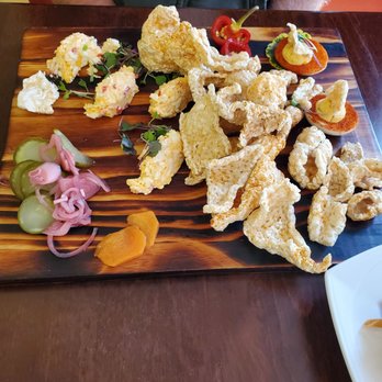 SmokeStacks Cafe - Picnic plate. Pimento cheese, pork rinds, pickled veggies, deviled eggs - Wine Bars Near Me - Raleigh, North Carolina SmokeStacks Cafe - Picnic plate. Pimento cheese, pork rinds, pickled veggies, deviled eggs - Wine Bars Near Me - Raleigh, North Carolina