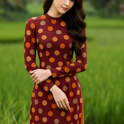 Bargain Bin - New ao dai in stock. Also available in blue