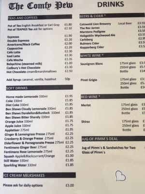 Menu photo 2 The Comfy Pew Gloucester, GLS