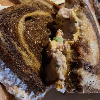Buffalo Brew Pub - Tuna Melt (the inside) - Brewpubs Near Me - Williamsville, New York
