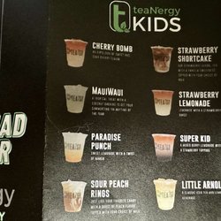 Tea2go - 2023 Menu Kids - Adult sizes also available