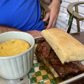 By the brewery - Brisket Biscuit - Breakfast & Brunch Near Me - Memphis, Tennessee By the brewery - Brisket Biscuit - Breakfast & Brunch Near Me - Memphis, Tennessee