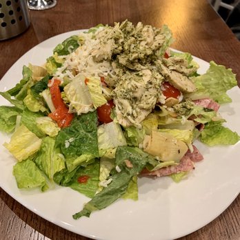 Sauce on the Side - Italian Salad + Pesto Chiicken - Salad Near Me - Indianapolis, Indiana