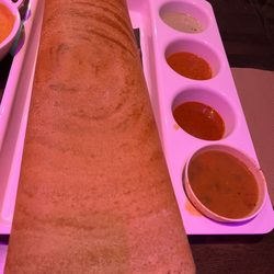 Sri Balaji Kitchen - Ghee dosa with unbelievably delicious sauces