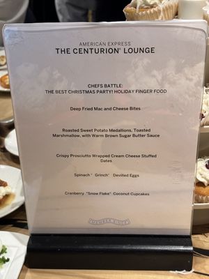 Menu photo 7 The Centurion Lounge San Francisco, CA Menu photo 7 The Centurion Lounge San Francisco, CA