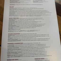 Menu for Wood Ranch Menu for Wood Ranch