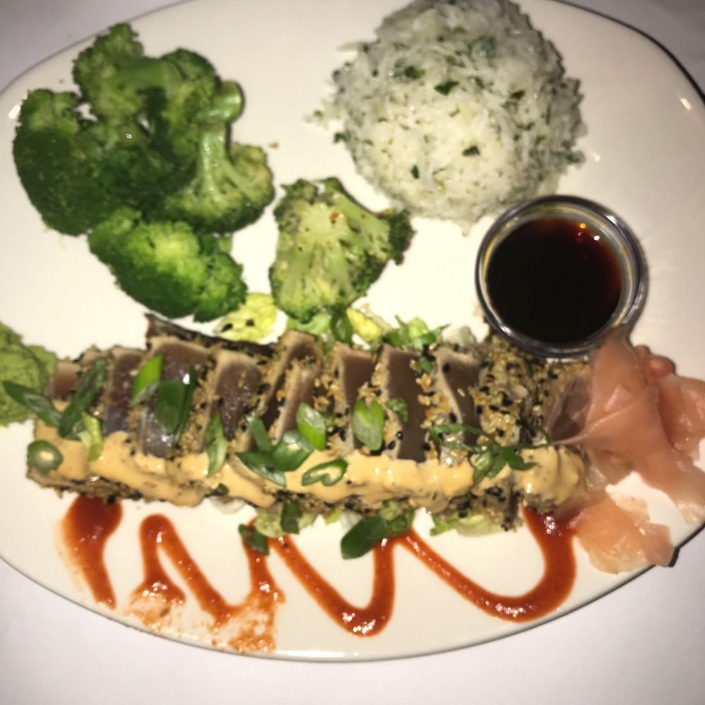 Bonefish Grill - Tuna sashimi appetizer upgraded to a dinner. - Seafood Near Me - Tampa, Florida