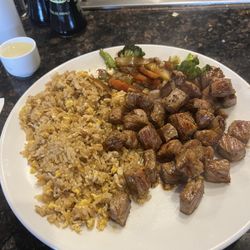 Kyoto Japanese Steak House - Steak and fried rice