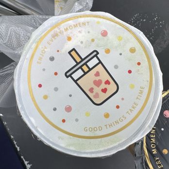 Sweet Smiles Tea - Top of drink - Bubble Tea Near Me - American Canyon, California