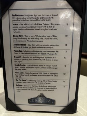 Menu photo 1 Ice House Bar New Orleans, LA Menu photo 1 Ice House Bar New Orleans, LA