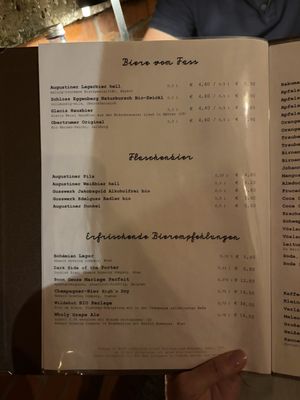 Menu photo 2 Glacis Beisl Vienna, 9 Menu photo 2 Glacis Beisl Vienna, 9