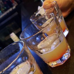 Pineapple Upside Down shots