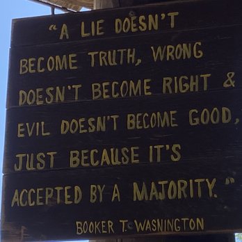 San Tan Flat - Speaking the truth in writing. Love places who aren't afraid to do this!! - American Near Me - Queen Creek, Arizona