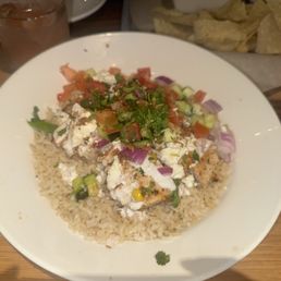 Mediterranean BJ's Brewhouse Bowl With Chicken