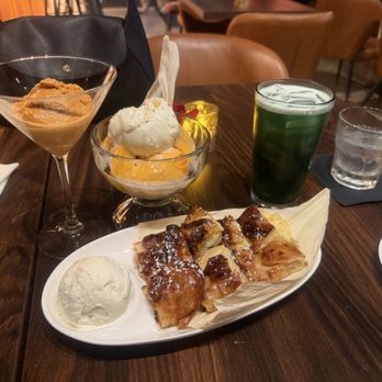 Wanjai Restaurant & Bar - Brunch combo (honey cheese roti, thai tea, nitro matcha) and mango tango - Thai Near Me - San Francisco, California Wanjai Restaurant & Bar - Brunch combo (honey cheese roti, thai tea, nitro matcha) and mango tango - Thai Near Me - San Francisco, California