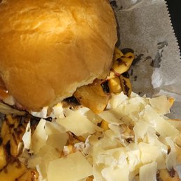 Western burger and truffle fries