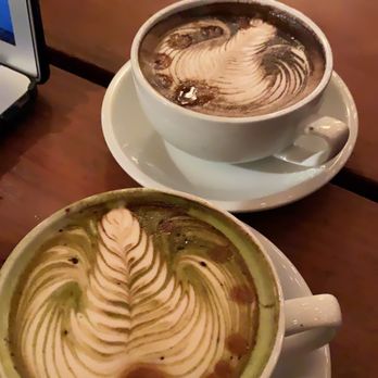 Sawada Coffee - double camo latte (top) military latte - Coffee & Tea Near Me - Chicago, Illinois Sawada Coffee - double camo latte (top) military latte - Coffee & Tea Near Me - Chicago, Illinois