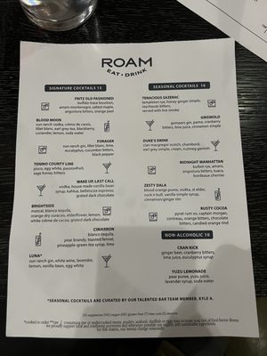 Menu photo 8 Roam Bend, OR
