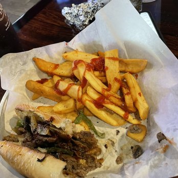 Three Dollar Cafe - Steak and Cheese Sandwich - Sports Bars Near Me - Kennesaw, Georgia Three Dollar Cafe - Steak and Cheese Sandwich - Sports Bars Near Me - Kennesaw, Georgia