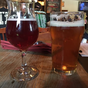 3 Floyds Brewing - Cherron to the left and Zombie Dust to the right (could've given us full beers?) - Breweries Near Me - Munster, Indiana