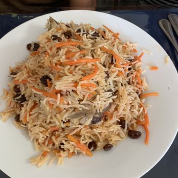 Kabul Express Halal Restaurant - Lamb shank rice - Middle Eastern Near Me - Modesto, California