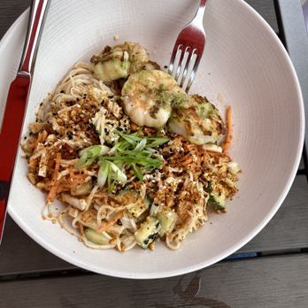Harvest Seasonal Grill - Lancaster - Spicy Shrimp Noodle Bowl - New American Near Me - Lancaster, Pennsylvania