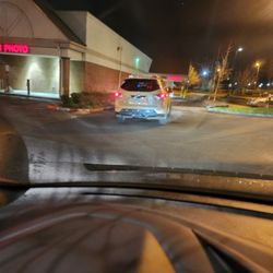 Walgreens - Only the pharmacy drive-thru land is open.