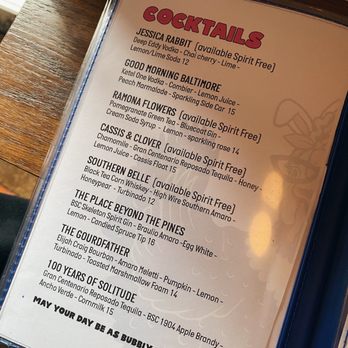 Bunny's Buckets & Bubbles - cocktail menu - Chicken Shop Near Me - Baltimore, Maryland Bunny's Buckets & Bubbles - cocktail menu - Chicken Shop Near Me - Baltimore, Maryland
