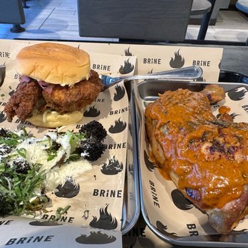 Brine - Chicken "THE SANDWICH", chicken SIGNATURE THIGH 1/4 - Chicken Shop Near Me - New York, New York Brine - Chicken "THE SANDWICH", chicken SIGNATURE THIGH 1/4 - Chicken Shop Near Me - New York, New York