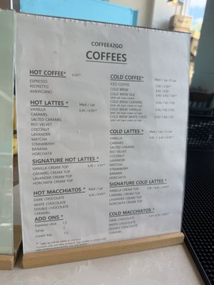 Menu photo 2 Coffee42go Anaheim, CA Menu photo 2 Coffee42go Anaheim, CA