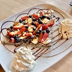 Ginos Petit Dejeuner - Nutella Lava Crepe Cake