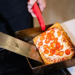 City Food Hall - Peace of Pie - Detroit Style Pizza, fresh pasta and delicious salads