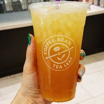 The Coffee Bean & Tea Leaf - "Peach Jasmine Cold Brew" with peach puree - Coffee & Tea Near Me - Arcadia, California The Coffee Bean & Tea Leaf - "Peach Jasmine Cold Brew" with peach puree - Coffee & Tea Near Me - Arcadia, California
