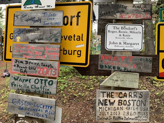 Sign Post Forest by null