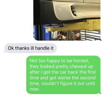 Cooper & Bimmer Experts - Conversation with Ben Parker (owner)  regarding damaged side skirts. Zero apology. - Auto Repair Near Me - Irwindale, California