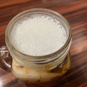 Thai Thai Cuisine - Thai ICE Tea with foam - Thai Near Me - Corona, California Thai Thai Cuisine - Thai ICE Tea with foam - Thai Near Me - Corona, California