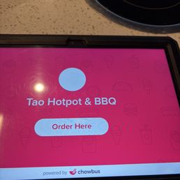 Ordering tablet Ordering tablet