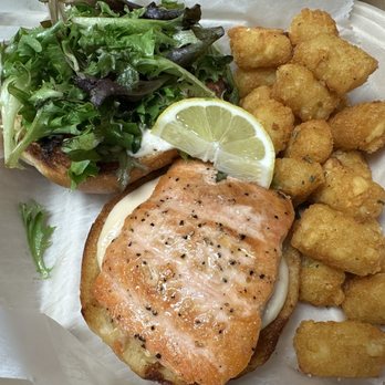 Voyce Bistro - Grilled salmon sandwich - Seafood Near Me - Wilmington, North Carolina