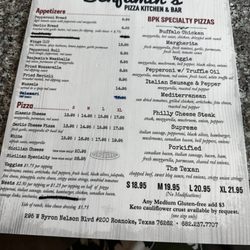Benjamin's Pizza Kitchen & Bar